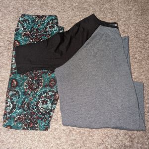 LuLaRoe outfit-Irma and leggings.